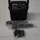 Karaoke Machine, Portable Bluetooth Speaker with 2 Wireless Microphones for Adults & Kids with Lights, Karaoke Microphone with PA System Supports USB/TF/FM/AUX for Home Party Home System Packages (Black)