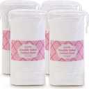 Large Oval Cotton Pads, 280 Count, 3-Layer Dual Textured Design, Lint-Free and Extra Soft, Ideal for Makeup Removal, Facial Cleansing, Toner Application, and Skincare for All Skin Types (Bag (4 Pack))