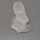 Dicry Women Big Ruffle Socks Double Lace Turn Cuff (Size 9-11, 1 Pair)