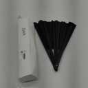 2 Pcs Large Rave Fan Set with Folding Summer Hand Fan Holster for Festival Line Dancing Festival Party