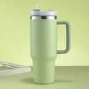 b-well metal water flask, green
