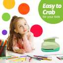 UCEC Circle Punch, 1.25 Inch Circle Hole Punch, Paper Punch Circles Craft Punch Handmade Paper Punch for Crafting Scrapbooking Cards Arts Fun Projects