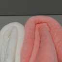 4 Pack Hooded Baby Towels, 32x32 Inch Absorbent Bath Towels, Soft Coral Fleece Hooded Towel for Newborns, Infants, and Toddlers Baby Bath Essentials (2X White + 2X Pink)