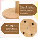 Giantree 4 Pack Donut Stand, Donut Stand For Dessert Table Donut Wooden Stand Donut Display Stand Tower Bagel Stand Holder Doughnut Stand 10.62in Long For Party Christmas Birthday New Year Wedding