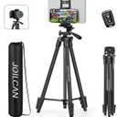 JOILCAN 67" Tripods Camera Tripod, Phone Tablet Tripod for Video Recording Vlog Photo with Remote Carry Bag, Aluminum Lightweight Travel Tripods