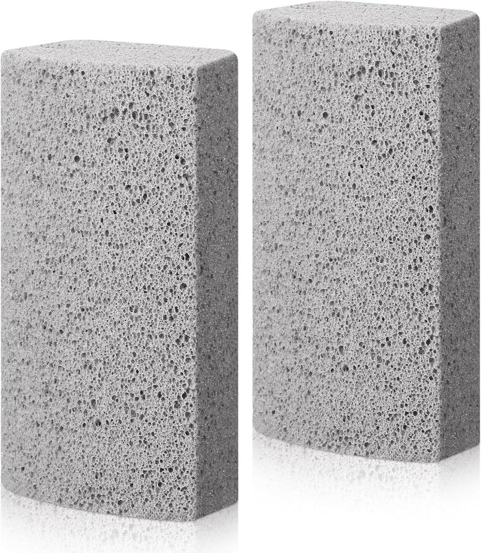 Loopeer 2 Pcs Pet Hair Remover Pumice Stone for Dog Cat Hair Removal Cleaning Pet Fur Stone 6 Inch Dog Fur Cleaning Tool for Car Interior Bedding Carpet Couch Furniture(3.74 x 2 x 1.6 in)