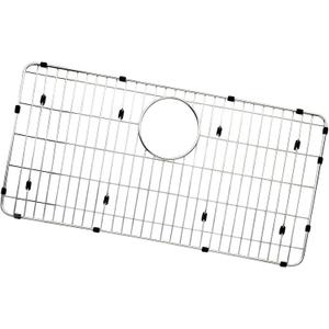 LKOBG2915SS Kitchen Sink Grate 27.5" x 13.5" Sink Bottom Grid Stainless Steel Sink Protector Sink Rack for Bottom of Sink