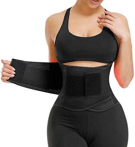 VENUZOR Waist Trainer Belt for Women - Waist Cincher Trimmer - Slimming Body Shaper Belt - Sport Girdle Belt (UP Graded) XL
