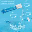 Travel Mouthwash Packets to Go, Alcohol Free, Mint Mouth Wash for Adults, Long-Lasting Freshness - 20 Individually Wrapped Mints & Breath Strips with Xylitol, Purse Mini Essentials