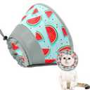 GoGoPaw Cat Cone Collar Soft to Stop Licking, Adjustable, Foldable Lightweight Kitten Cones After Surgery Recovery for Cats & Kittens, Cat Cone Alternative, Easy Eating (Blue, S)