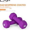 CAP Barbell Neoprene Dumbbell Weights Pairs & Sets | Multiple Colors (5 lb Pair)