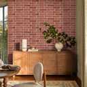 COMSTICKC 3D Faux Brick Wall Panels Peel and Stick, 12 Pcs 22.8" x 11.8", 30x40 CM