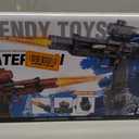 Automatic Electric Squirt Water Gun for Adults Kids, Black, LED Lights