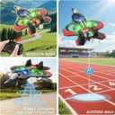 Foam Remote Control Airplanes, RC Planes for Kids Adults 8-16, RC Airplane Fighter Jet with Light, 360 Flip Fighter Jet Toys, Stunt Roll, Airplane Toy Gifts for Kids Boys