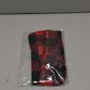 KOOLTAIL Dog Fleece Vest Sweater, Warm Puppy Christmas Jacket with Dual Leash D-Ring and Pocket for Small Medium Large Dogs, Soft Pet Winter Cold Weather Coats Fall Clothes Hoodie Boy Girl,Red Plaid L