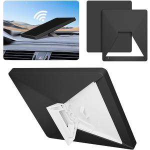 for Starlink Mini Silicone Protective Case,Starlink Protective Sleeve Anti-Bump and Anti-Drop Protector Cover, with Black Adhesive Stickers for Mini (Black)