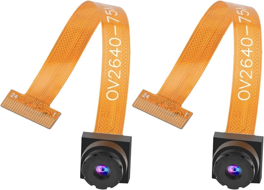 Aideepen 2pcs OV2640 Camera Module 68 Lens for ESP32 CAM Module 2 Megapixel Sensor Support ESP-32CAM STM32F4 F7 for ESP32 MCU Camera