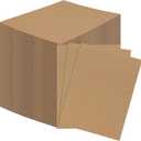 RLAVBL 100 Pack 9x12 Corrugated Cardboard Sheets, Flat Cardboard Inserts for Shipping, Mailing, Packing, DIY Crafts