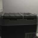 EUHOMY 12 Volt Refrigerator with Ice Maker, 48QT(45L) Electric Cooler Usable Battery Dual Zone, Car Refrigerator APP Control, 12V Fridge 12/24V DC 100-240V AC for Camping, Travel, Outdoor, Home