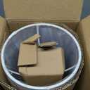 Touch Table Lamp, 3-Way Dimmable Modern Minimalist Accent Bedside Lamp with Cylinder Fabric Shade, Night Light Nightstand Desk Lamp for Bedroom Living Room Kitchen, 9W LED Bulb Included (White Shade with Black Nickel Base)