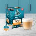 Caribou Coffee Caramel Comfort Oatmilk Latte, One Step Latte Single Serve Keurig K-Cup Pods, 20-Count Box