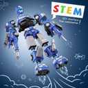 5-in-1 Transform Toys for Boys 4-6, Ideals Gifts for 3 4 5 Year Old Boys, Easy DIY Assembly, Toys for Boy, 3 4 5 6 Year Old Boy Birthday Gifts, 3 4 5 Year Old Boy Toys, Magnetic Robot Toys For Kids