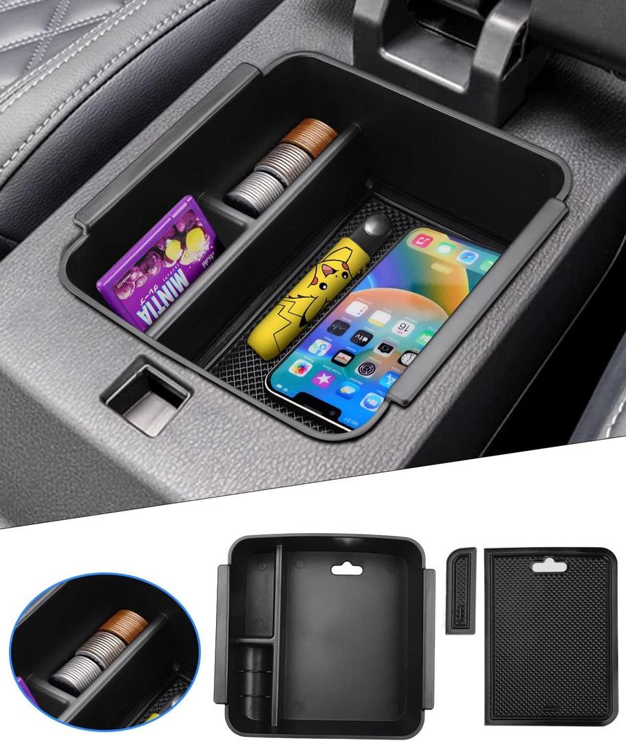 Karltys Center Console Organizer Tray for Mitsubishi Outlander 2022-2025 2026 Accessories (NOT for Outlander Sport) Middle Console Organizer Armrest Storage Box with Non-Slip Silicone Liners Karltys Center Console Organizer Tray for Mitsubishi Outlander 2022-2025 2026 Accessories (NOT for Outlander Sport) Middle Console Organizer Armrest Storage Box with Non-Slip Silicone Liners