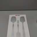 DI ORO Silicone Spatula Set - Rubber Kitchen Spatulas for Baking, Cooking, & Mixing - 600°F Heat-Resistant & BPA Free Silicone Scraper Spatulas for Nonstick Cookware - Dishwasher Safe (3pc, Stone)