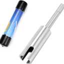 Stainless Steel RV Scissor Jack Slotted Drill Attachment, 5inch Long with 3/8" Shank Scissor Jack T-Slot Drill Attachment for Scissor Lift Jacks-1 Pack