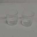 Vintage Straight Line Highball Cocktail Drinking Glasses and Tumblers 10oz, 12oz (10 oz, Set of 2) [2070]