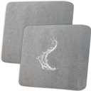 Waterproof Couch Cushion Covers - Stretch Washable Slipcover with Elastic Non-Slip Design, Furniture Protector for Pets,Kids (2 Cushion Sofa, Light Grey)