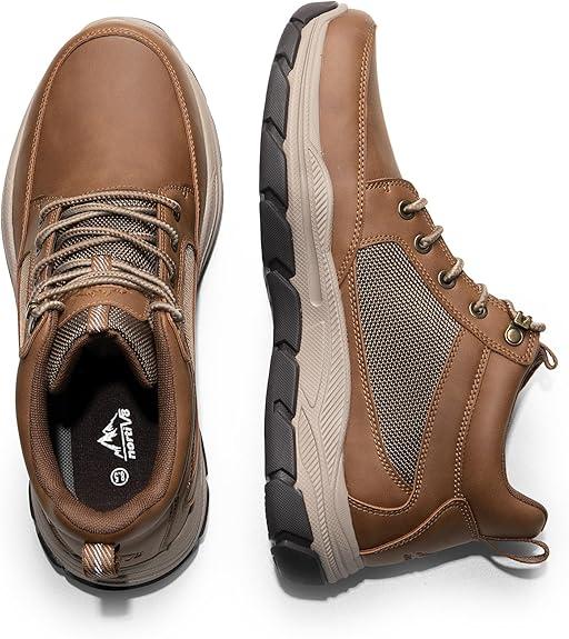 NORTIV 8 Men's Hiking Boots Lightweight Fashion Casual Chukka Ankle Boots Elevation, 10