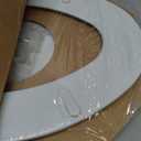 Bemis Ashland Modern Wood Toilet Seat with Decorative Edge, Slow Close, Secure Hinges, Made in USA, Elongated, White