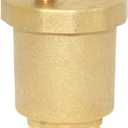 Beduan Brass 10500-VE Automatic Float Valve, 1/2" Male Thread Air Release Valve Air Bleeder Valve Vent Valve