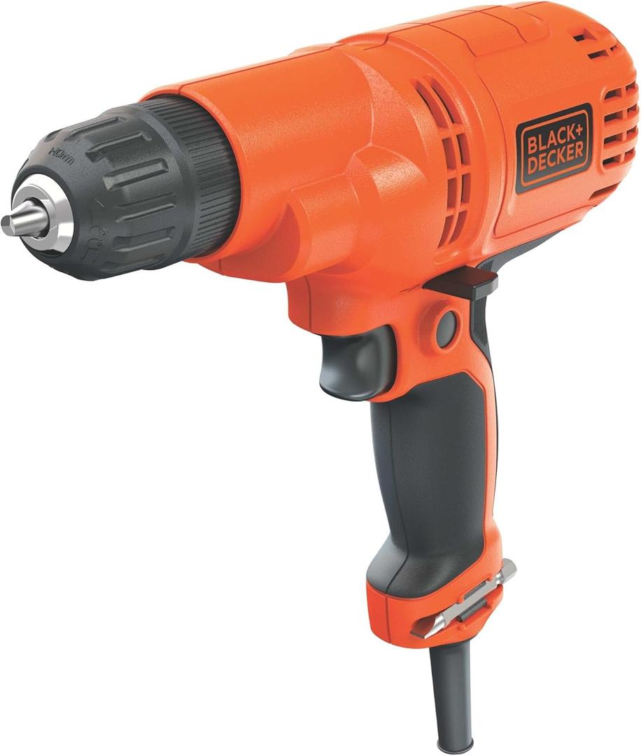 BLACK+DECKER Corded Drill, 5.5-Amp, 3/8-Inch (DR260C)