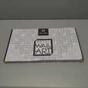 Murallz Metal Wall Art Set of 3 - Modern Design Frames for Home and Office Dcor - Perfect for Living Room, Bedroom, Kitchen, Bathroom, and More - Ready to Hang Decorative Wall Accents