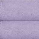GLAMBURG 100% Cotton 2 Pack Oversized Bath Towel Set 28x55 Inches, Ultra Soft Highly Absorbant Compact Quickdry & Lightweight Large Bath Towels, Ideal for Gym Travel Camp Pool - Purple