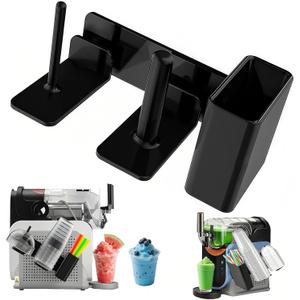 Cup Holder for Ninja Slushie Machine Fs301 & Fs300-3-In-1 Side-Mounted Holder,Lids Straws and Cup Accessories,Cup Dispenser,Cup Organizer for Ninja Slushie Machine