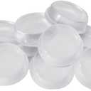 SoftTouch 12 Pack 1/2" Clear Self-Adhesive Bumper Pads - Cabinet & Furniture Protectors for Walls, Floors & Surfaces - Noise Reducing, Scratch Preventing Pads for Decor & Appliances
