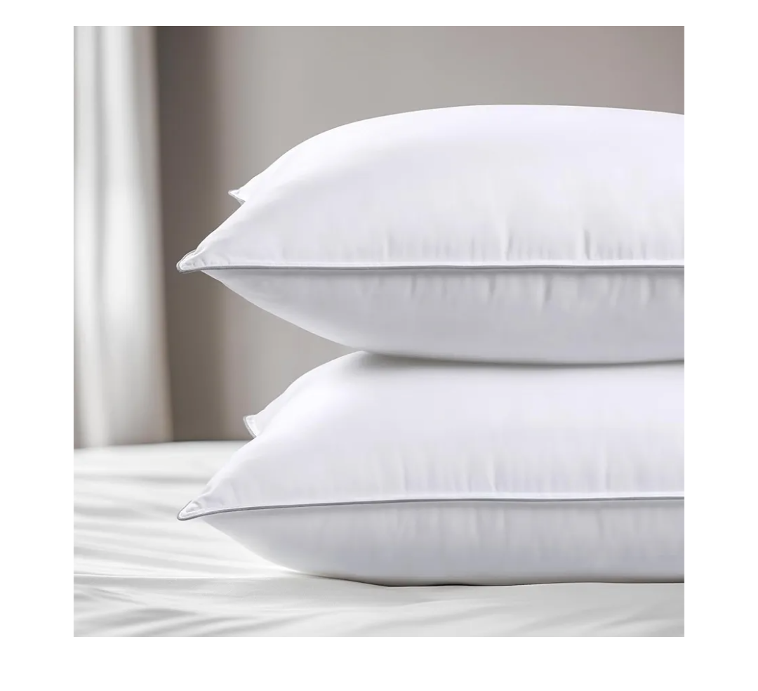 viewstar King Size Pillows Set of 2, Hotel Quality Cooling Down Alternative Bed Pillows for Side, Back, or Stomach Sleepers, White