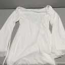 Lukea Long Sleeve Mini Dress White (S)