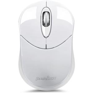 Perixx PERIMICE-802W Wireless Bluetooth Mouse - Portable Design for Windows, iOS, and Android Tablet - White (Pack of 1)