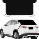 Car Rear Windshield Cover for Ice and Snow, Thicken Rear Frost Guard Windshield Cover for Cars Hatchback Sedan Trucks Vans and SUV58"x 42"