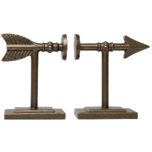 Iron Arrow Bookends SET OF 3