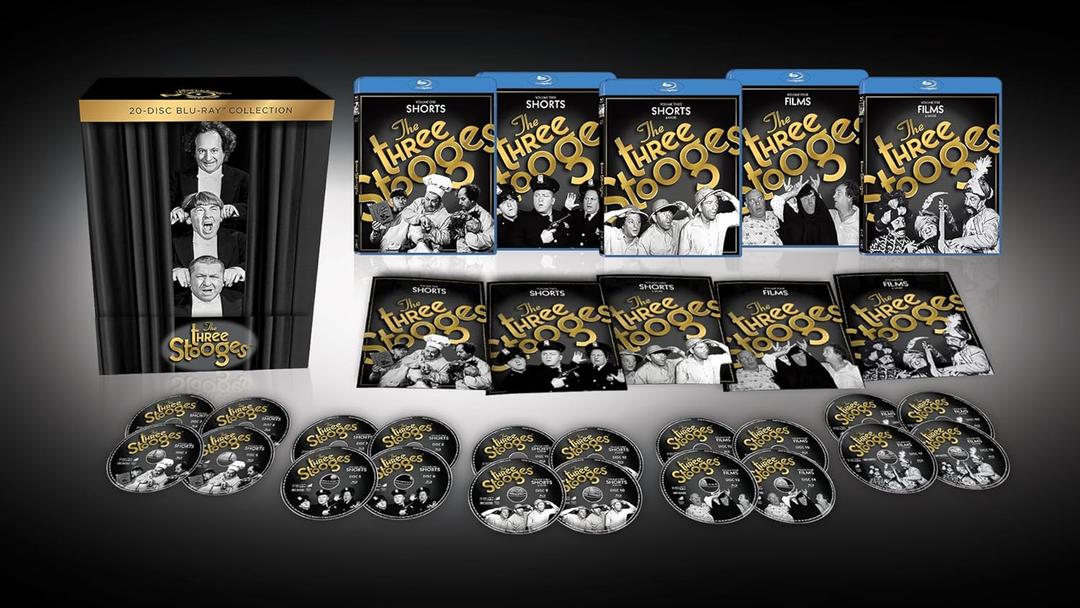 The Three Stooges 20-Disc Blu-ray Collection (Limited Edition Blu-ray Gift Set)