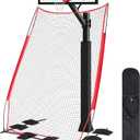 Gemscream Basketball Rebounder Basketball Return System Defensive Net 6.4 x 10 ft Sports Defender Net Catcher Guard and Backstop with 6 Refillable Sandbags for Shooting Return Outdoor Backyard