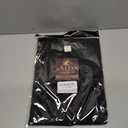 Hair Salon Smock with Pocket - Black Client Wrap Gown - Cutting Robe - Client Gown Salon - Salon Client Gown Robes - Stylist Gown - Spa Gown - Haircut Gown (Black - 100% Polyester)