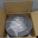 6 Inch Wall Thimble with Black Protective Coating, for Double Wall Insulated Chimney Pipe, 304 Stainless Steel, Adjustable (4.6-9.2) for Horizontal/Vertical Installation