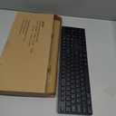 Wireless Keyboard and Mouse Combo, EDJO Silent Full Size Cordless USB Keyboard Mouse, 2.4GHz Lag-Free, Long Battery Life, for Computer, Laptop, PC, Chromebook, Windows (Black, 1 Pack)