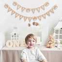 We Can Bearly Wait Banner - Bear First Party Decoration,Bear 1st Birthday Banner,Bear Gender Reveal Decorations (we can bearly wait)